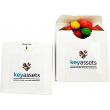 Flip Lid Cardboard Box with Chewy Fruit 50g